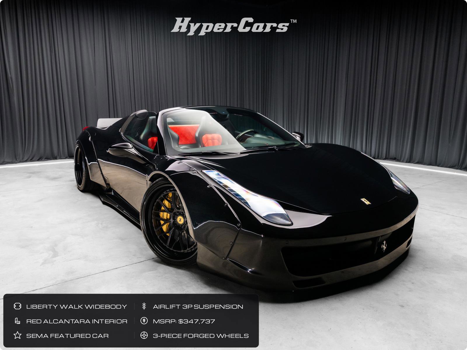 Used 2013 Ferrari 458 Spider RWD image 1
