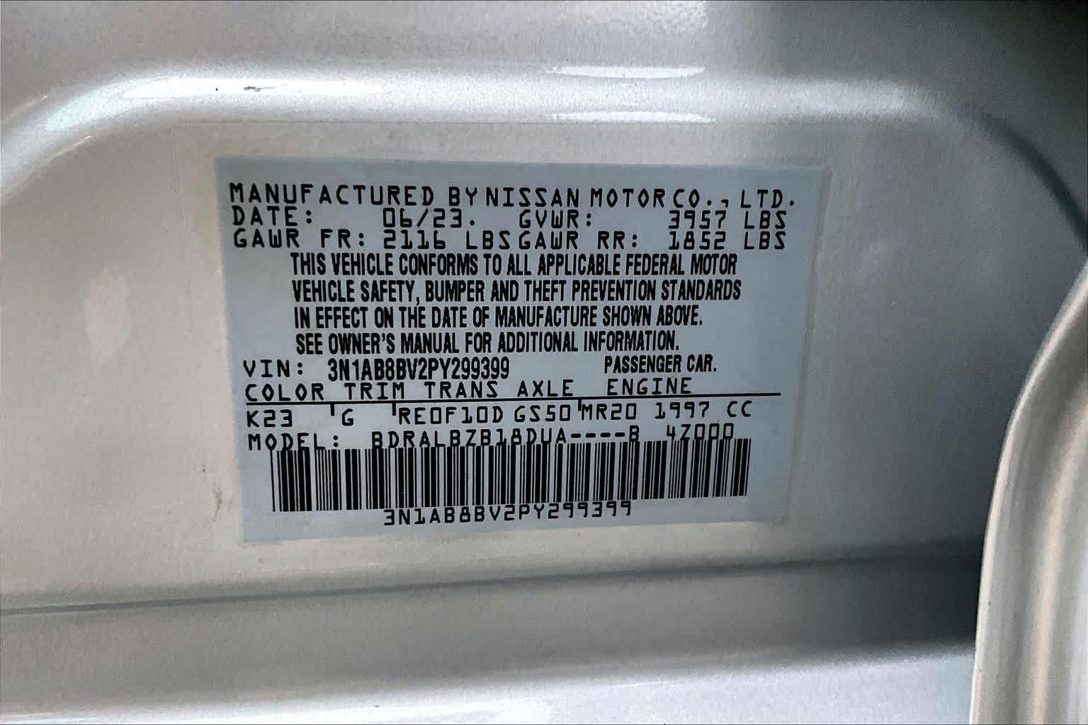 Used 2023 Nissan Sentra S FWD image 35