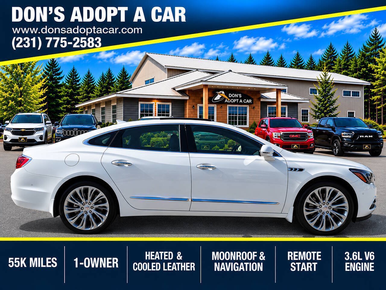 Used 2018 Buick LaCrosse Premium w/ Sun and Shade Package FWD image 1