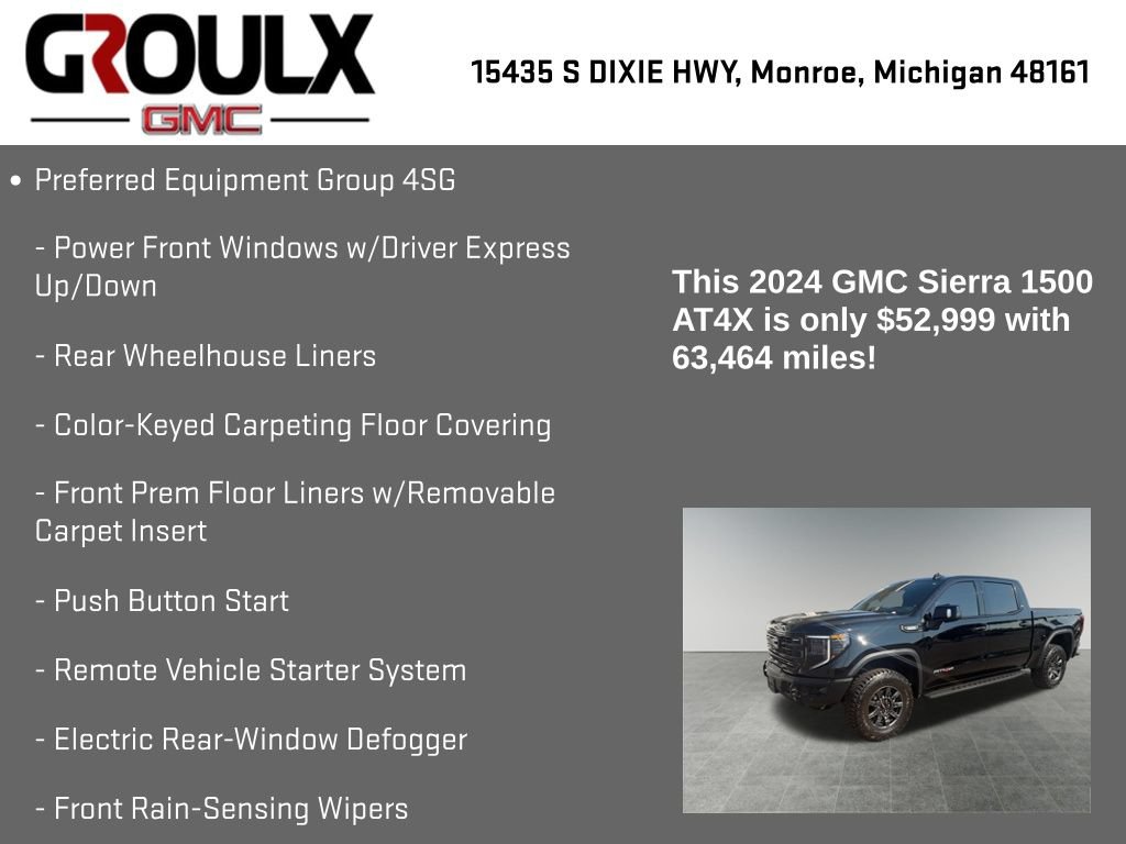 Used 2024 GMC Sierra 1500 AT4X AWD/4WD image 15