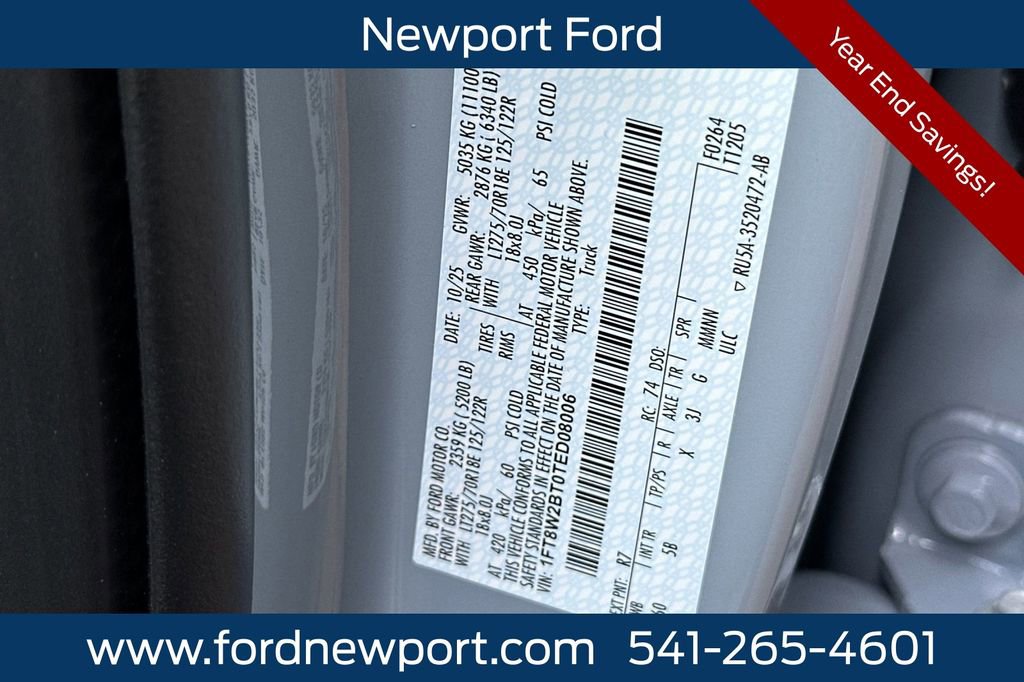 New 2026 Ford F250 Lariat w/ Lariat Premium Package image 30