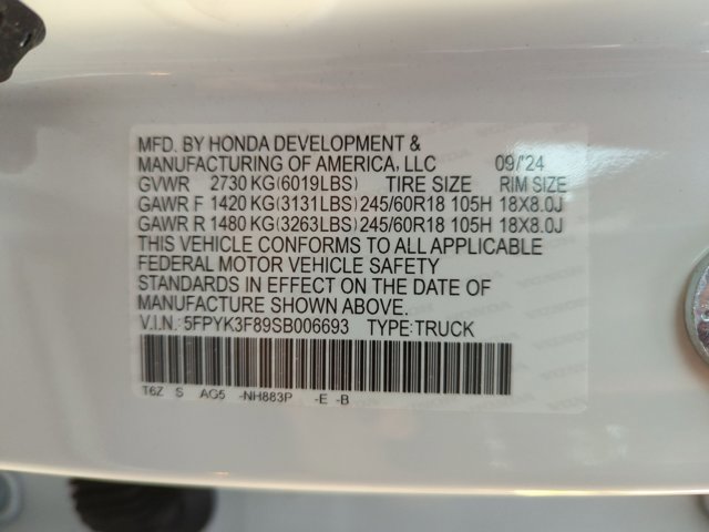Used 2025 Honda Ridgeline Black Edition image 15