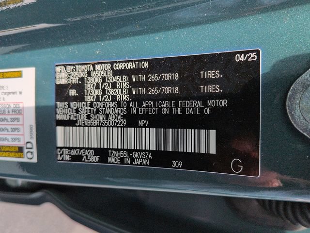 Certified 2025 Toyota 4Runner TRD Off-Road Premium AWD/4WD image 16