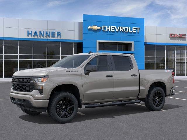 New 2026 Chevrolet Silverado 1500 Custom w/ Turbomax Blackout Package AWD/4WD image 2