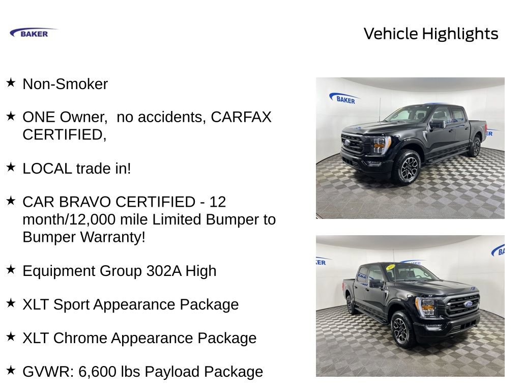 Used 2023 Ford F150 XLT w/ Equipment Group 302A High AWD/4WD image 4