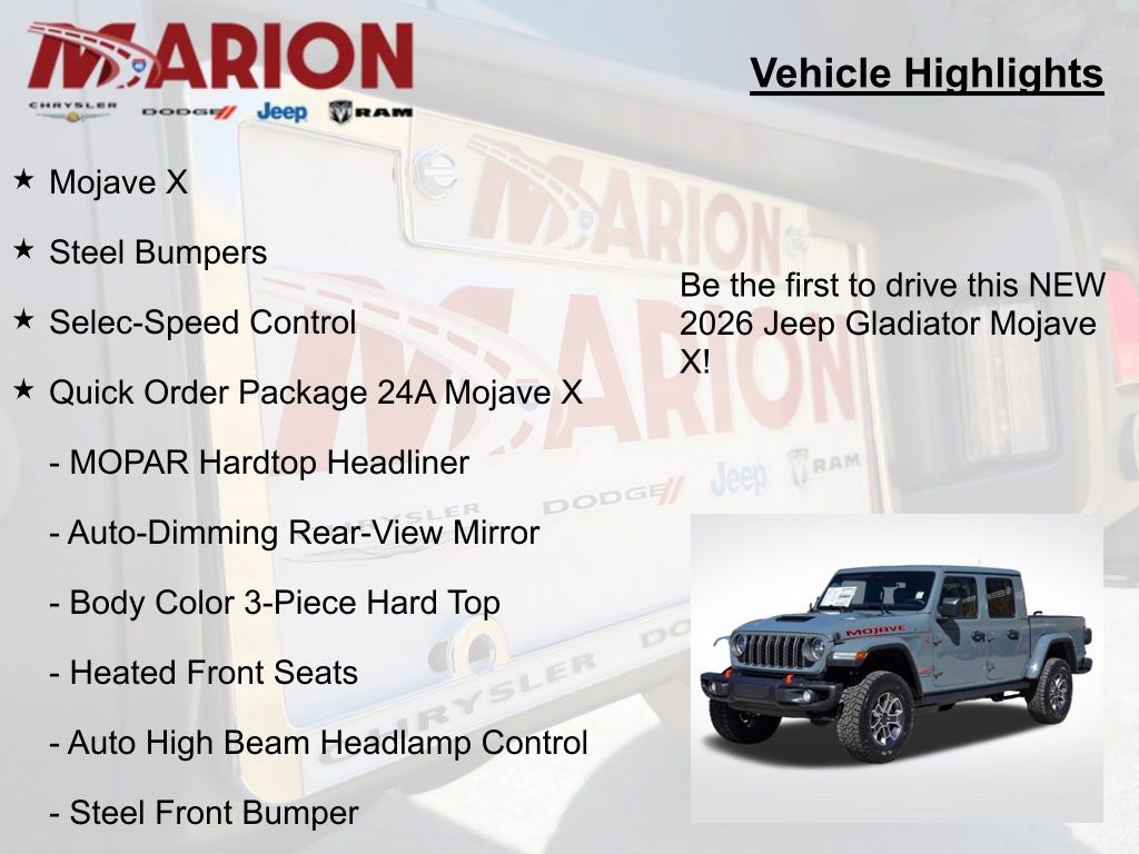 New 2026 Jeep Gladiator Mojave image 5