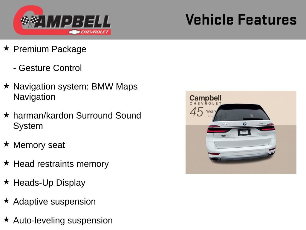 Used 2023 BMW X7 xDrive40i w/ Premium Package AWD/4WD image 10