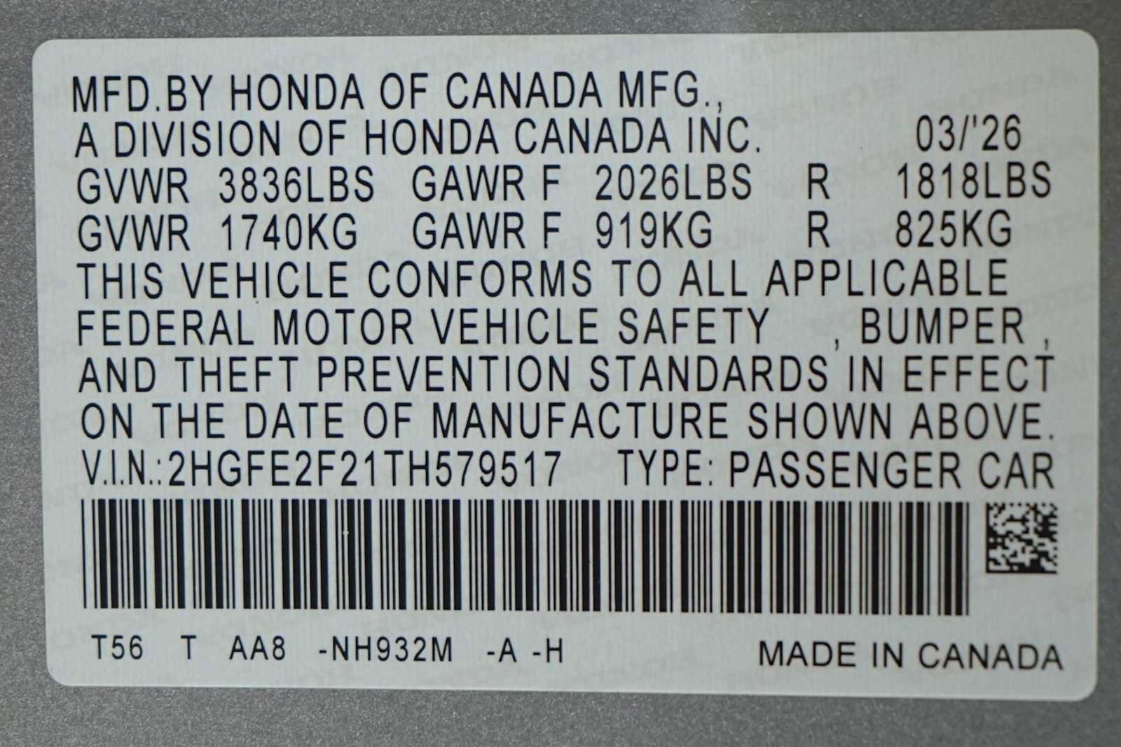 Used 2026 Honda Civic LX image 30