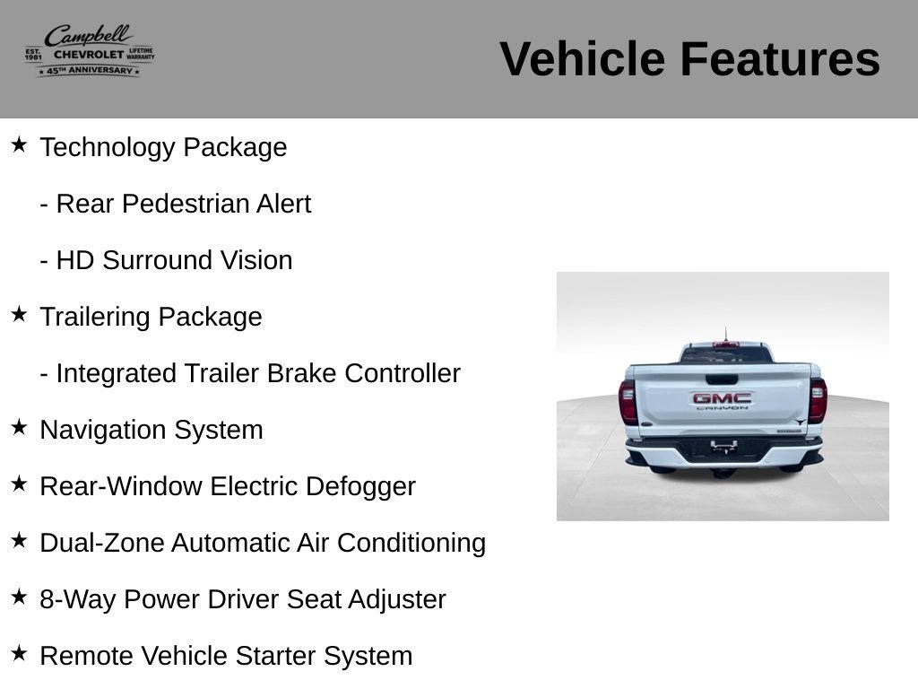 Used 2024 GMC Canyon Elevation w/ Elevation Premium Package AWD/4WD image 26