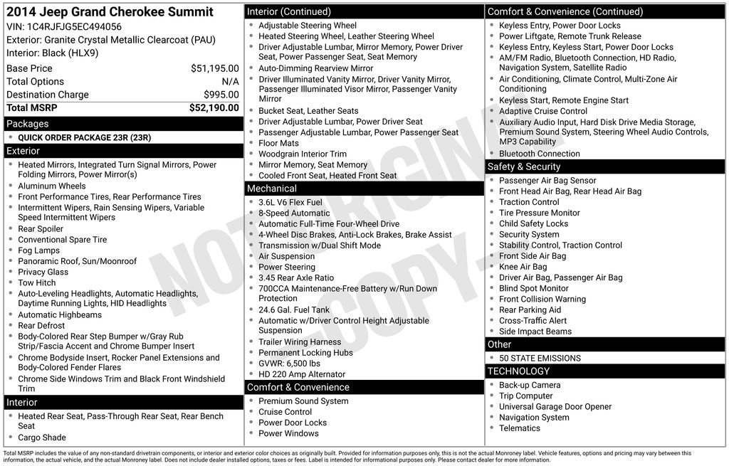 Used 2014 Jeep Grand Cherokee Summit image 6