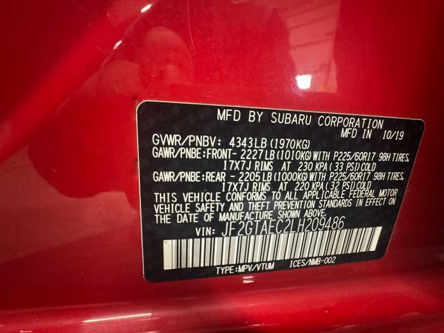 Used 2020 Subaru Crosstrek 2.0i Premium w/ Moonroof Package 2 AWD/4WD image 27