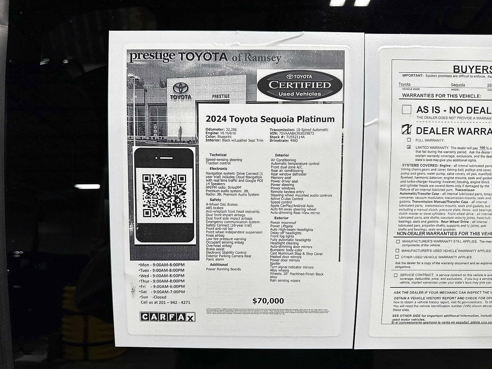 Used 2024 Toyota Sequoia Platinum image 13