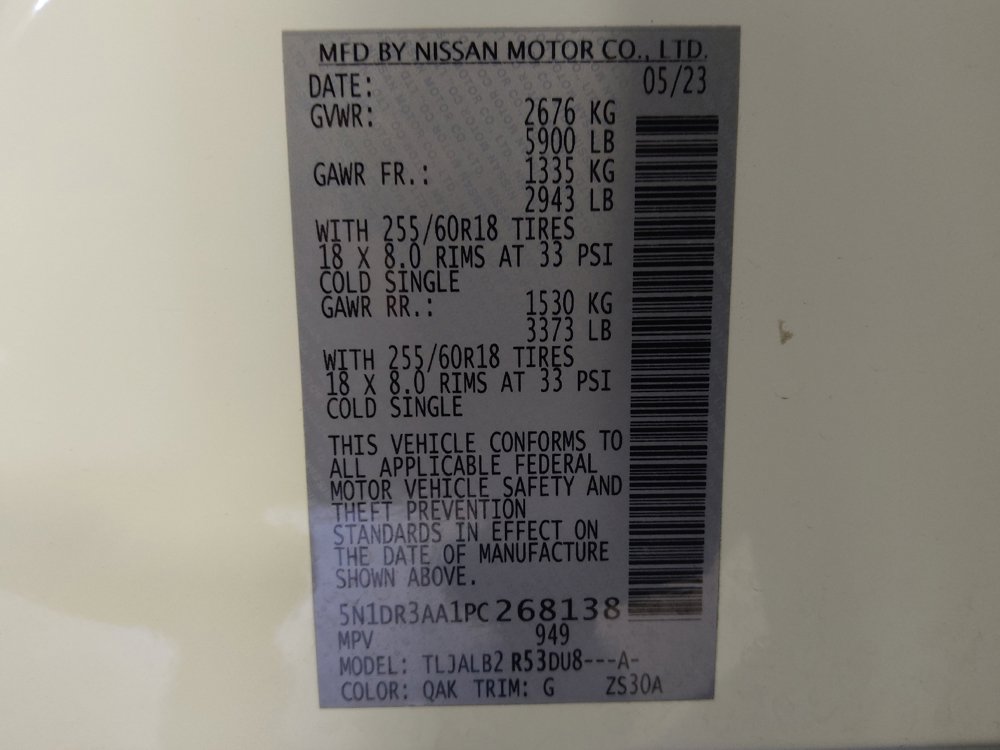 Used 2023 Nissan Pathfinder S image 33