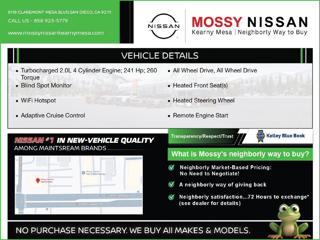 Certified 2025 Nissan Murano SL w/ Cargo Package AWD/4WD image 3