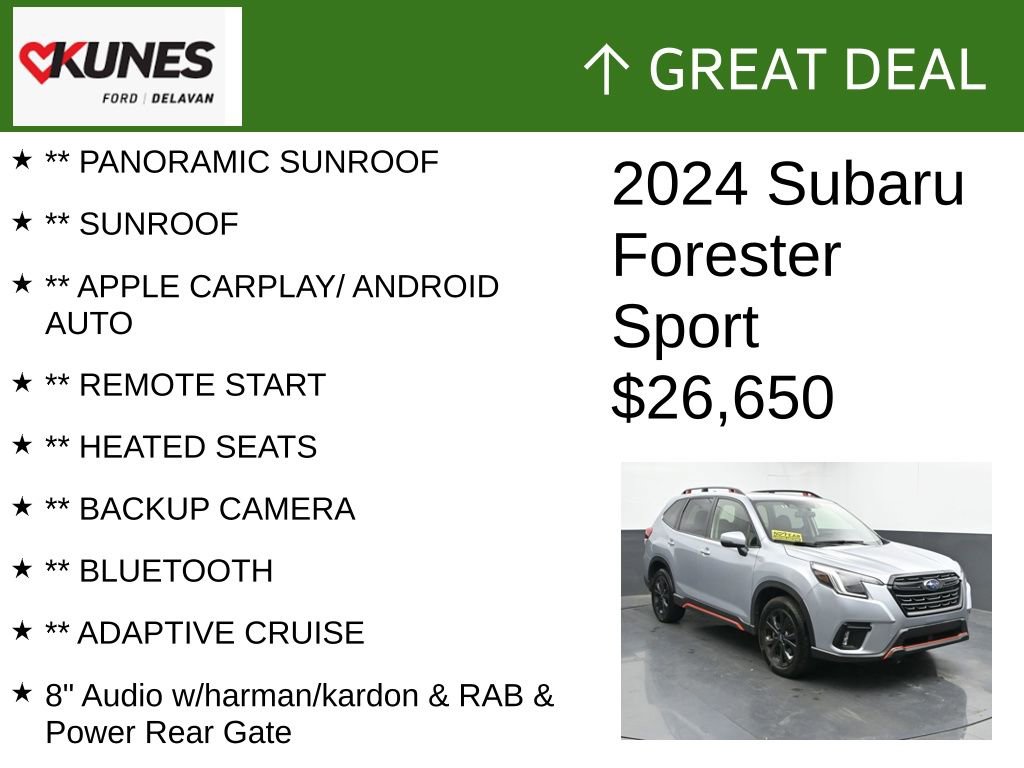Used 2024 Subaru Forester Sport image 2