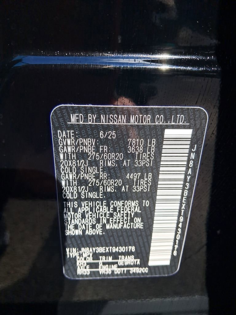 New 2026 Nissan Armada SL image 31