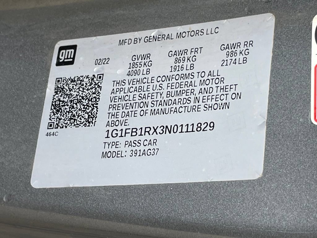 Used 2022 Chevrolet Camaro LS RWD image 32