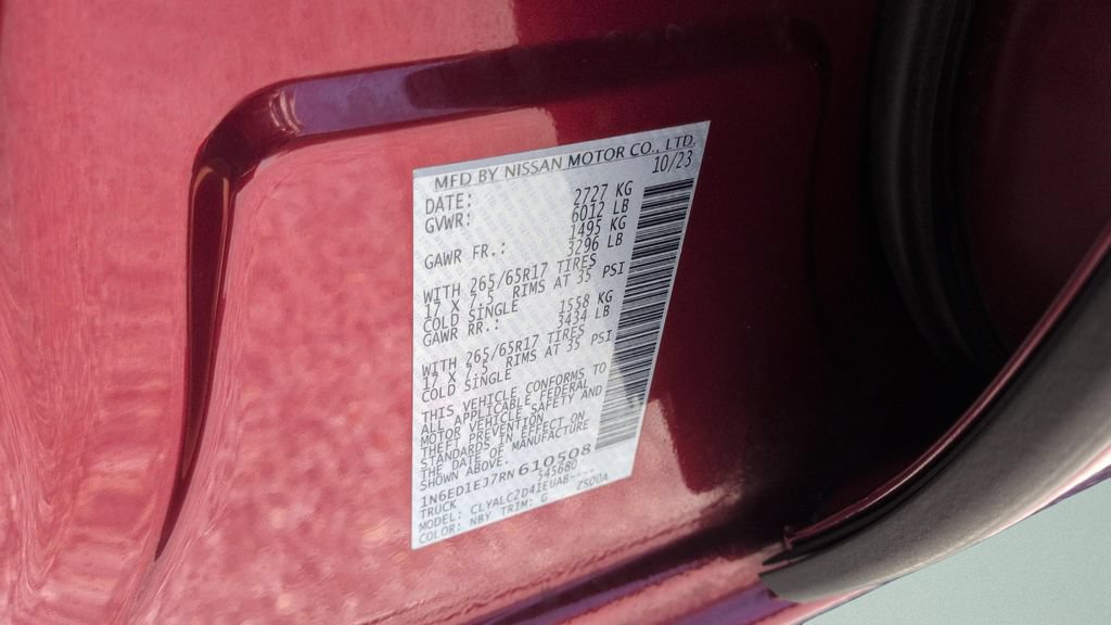 Certified 2024 Nissan Frontier SV w/ SV Convenience Package RWD image 23