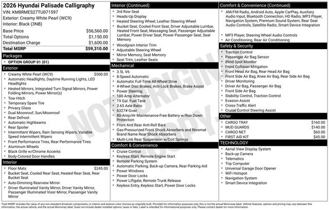 New 2026 Hyundai Palisade Calligraphy image 43