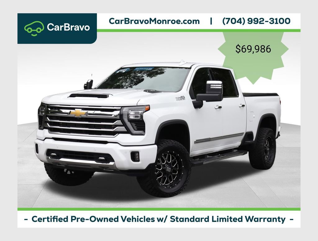 Certified 2024 Chevrolet Silverado 2500 High Country w/ Z71 Off-Road Package AWD/4WD 360° Tour