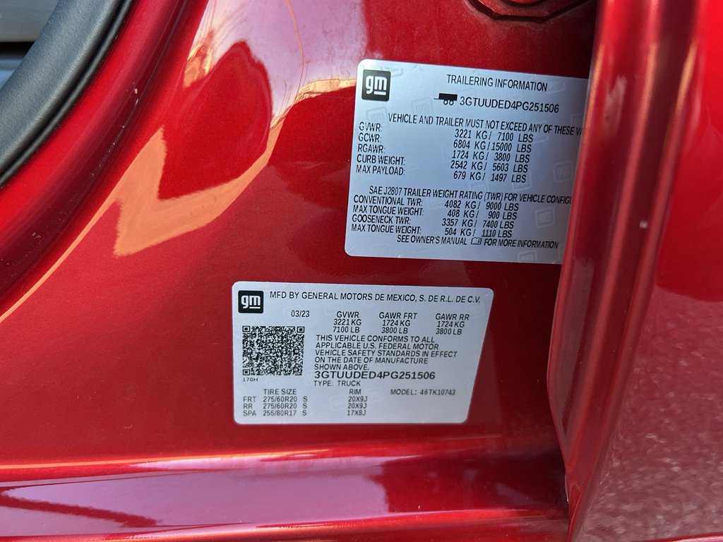 Used 2023 GMC Sierra 1500 SLT w/ SLT Premium Package image 36