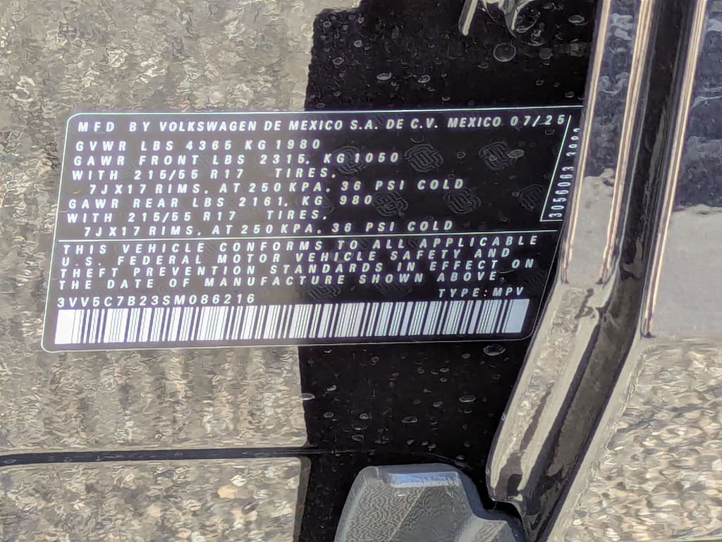 Certified 2025 Volkswagen Taos S FWD image 25