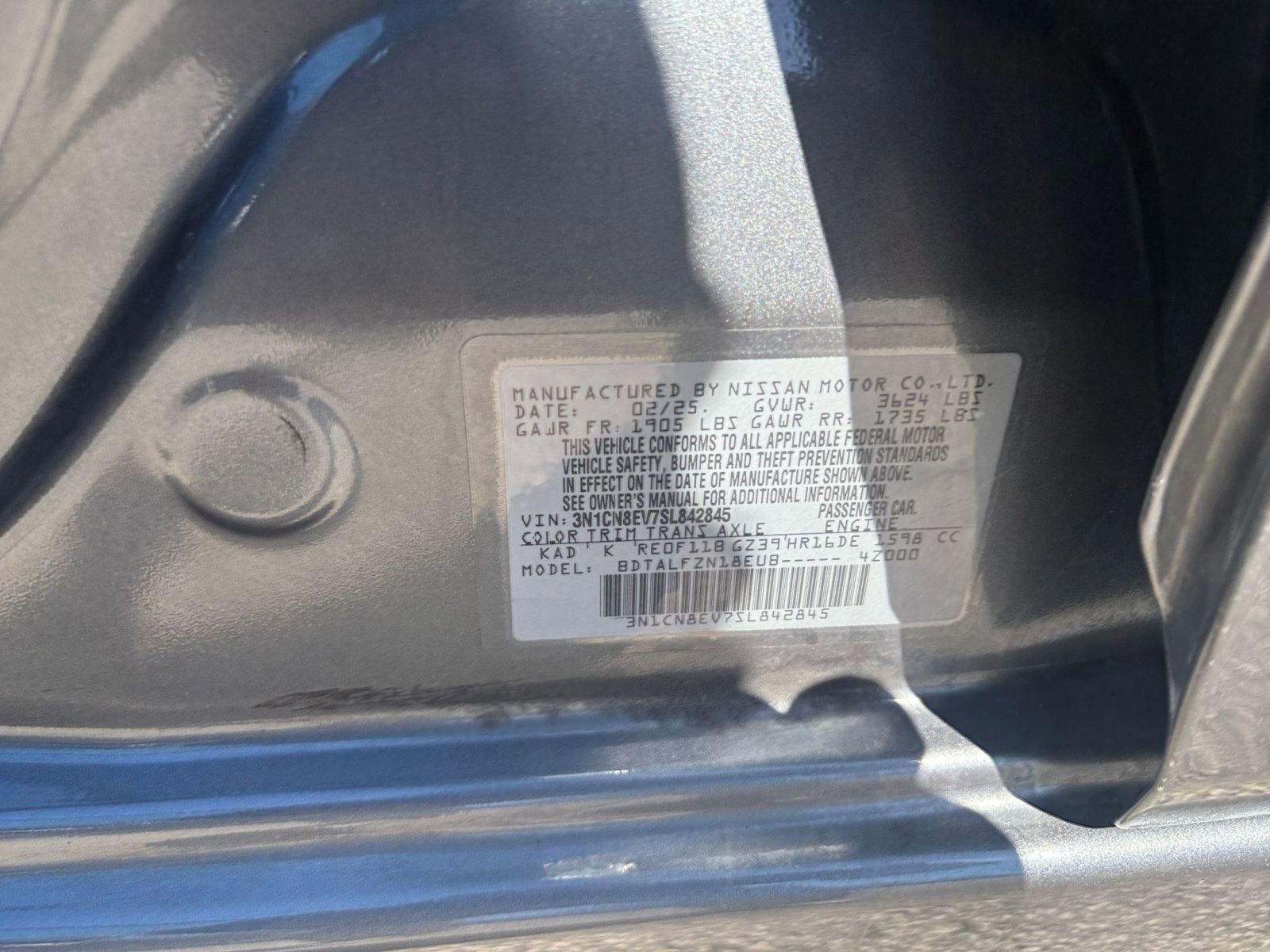 Used 2025 Nissan Versa SV image 27