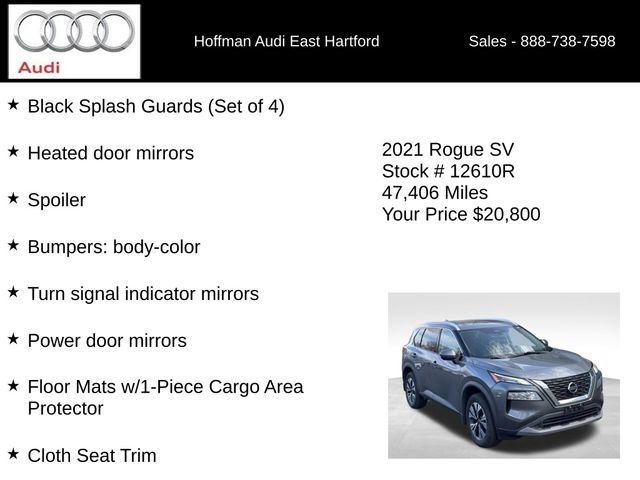 Used 2021 Nissan Rogue SV w/ Premium Package image 7