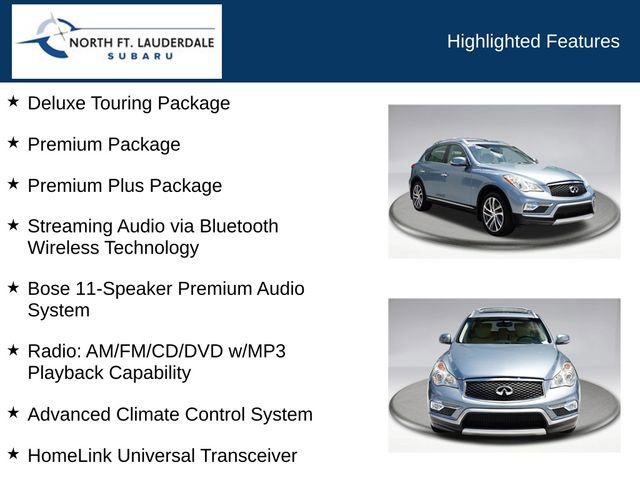 Used 2017 INFINITI QX50 AWD w/ Deluxe Touring Package image 7