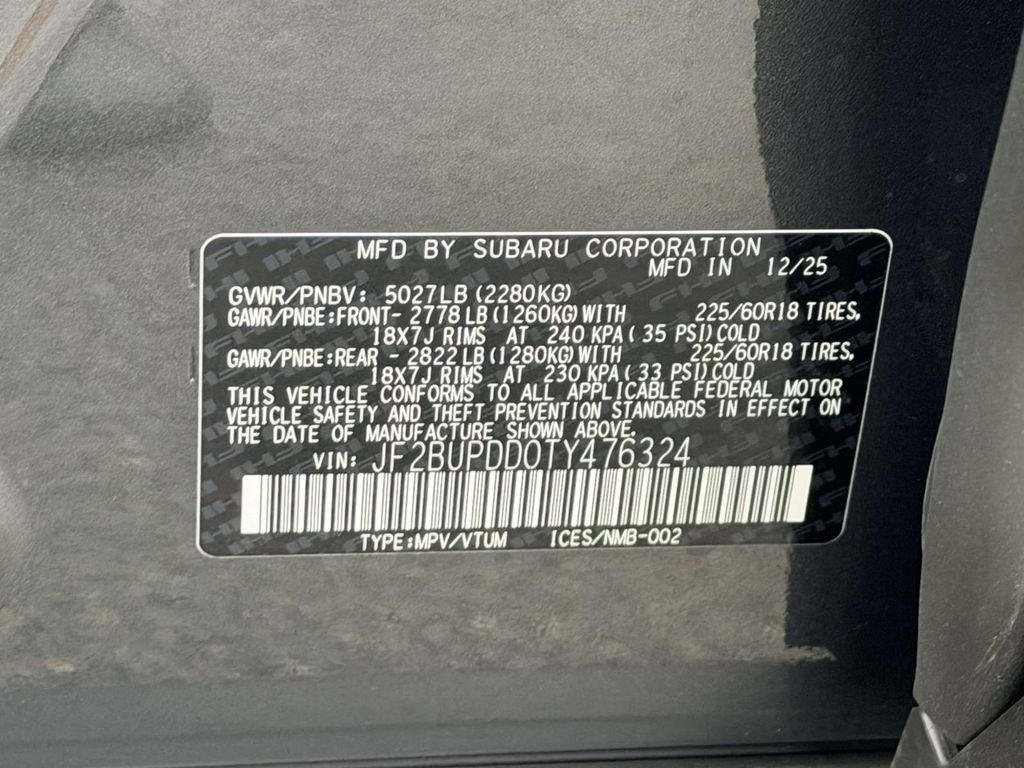 New 2026 Subaru Outback Limited AWD/4WD image 25