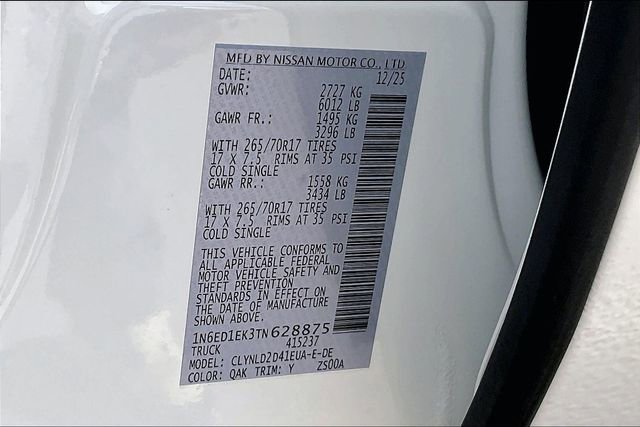 New 2026 Nissan Frontier PRO-4X w/ Pro Premium Package image 8