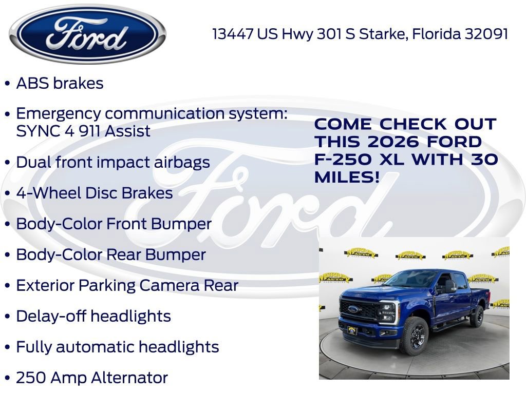 New 2026 Ford F250 XL w/ STX Appearance Package image 25