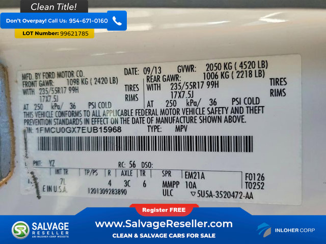Used 2014 Ford Escape SE FWD image 17