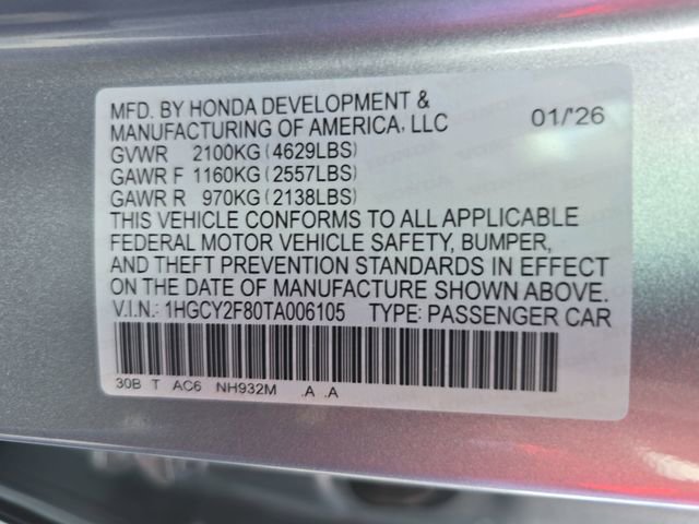 New 2026 Honda Accord Touring image 36