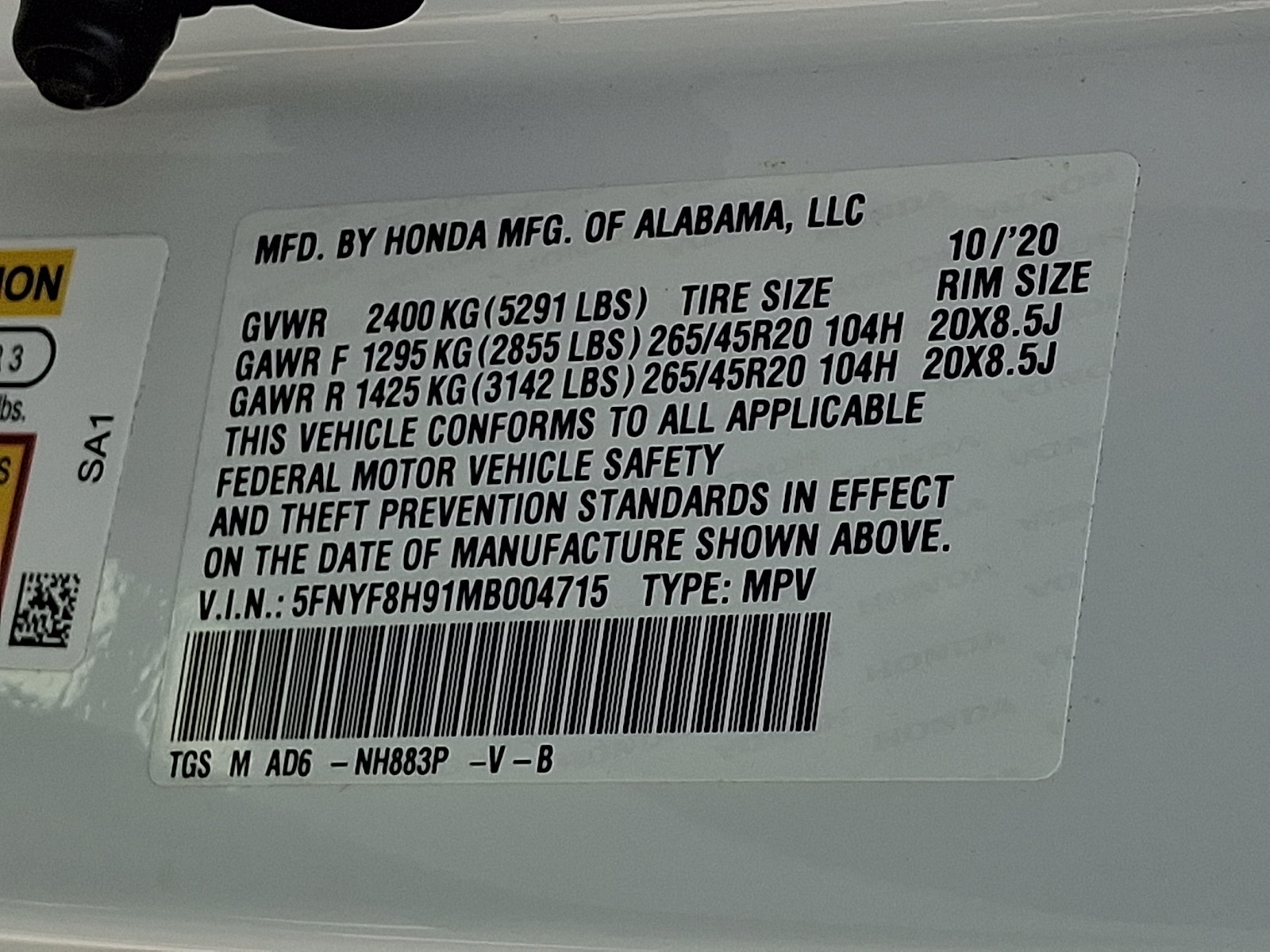 Used 2021 Honda Passport Touring image 28