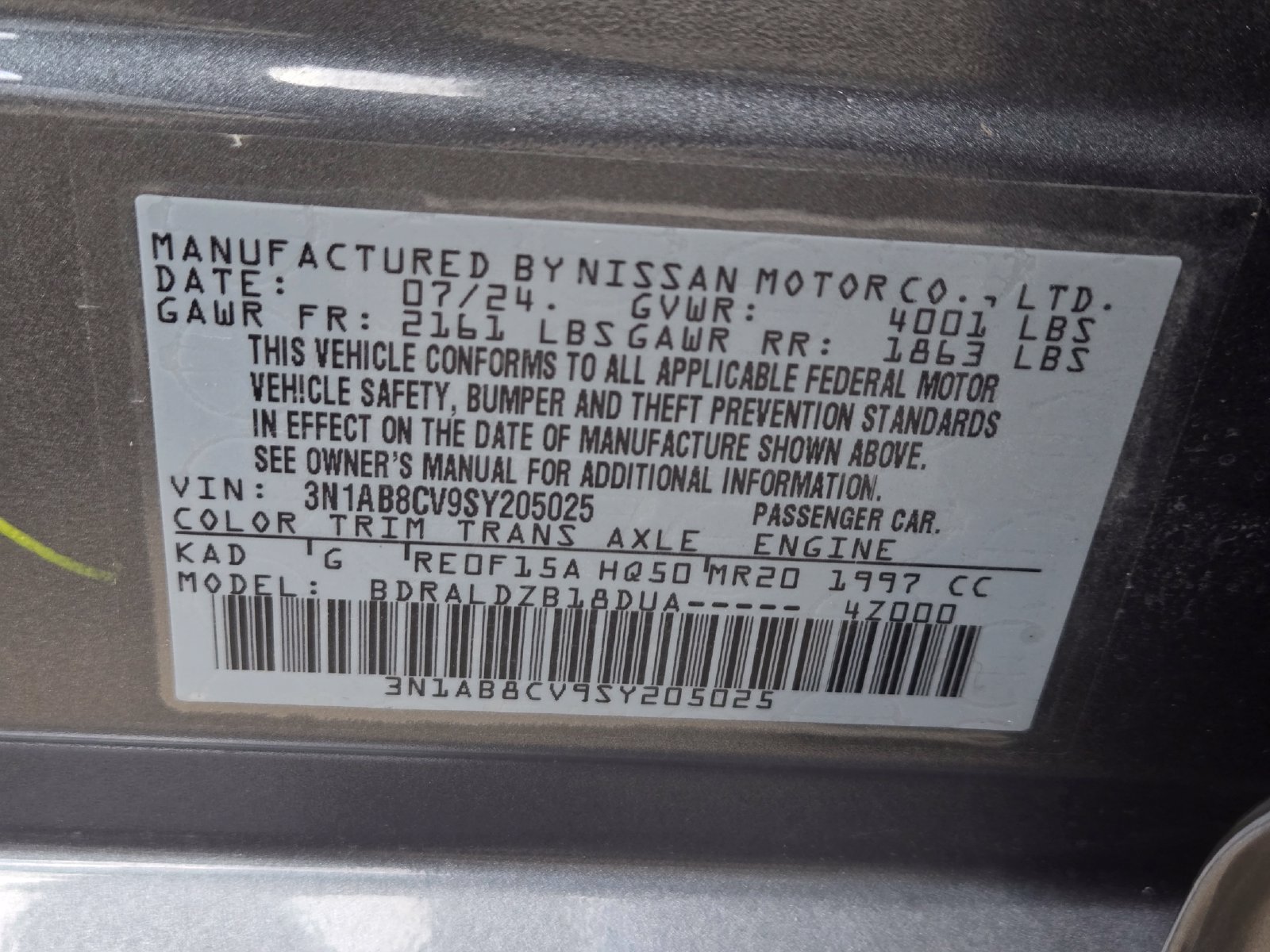 Used 2025 Nissan Sentra SV FWD image 30
