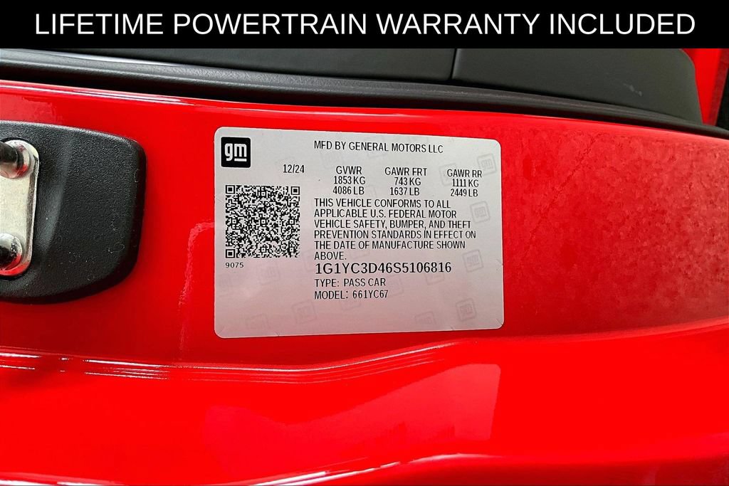 Used 2025 Chevrolet Corvette Stingray Premium Conv w/ 3LT RWD image 36