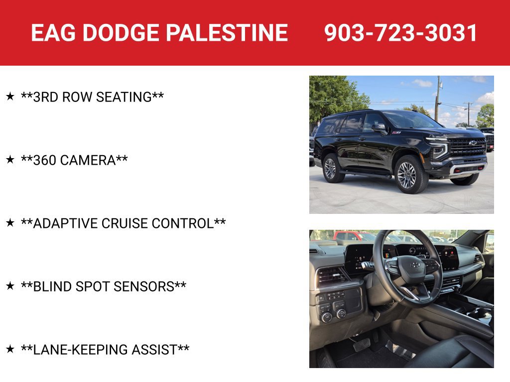 Used 2025 Chevrolet Tahoe Z71 AWD/4WD image 8