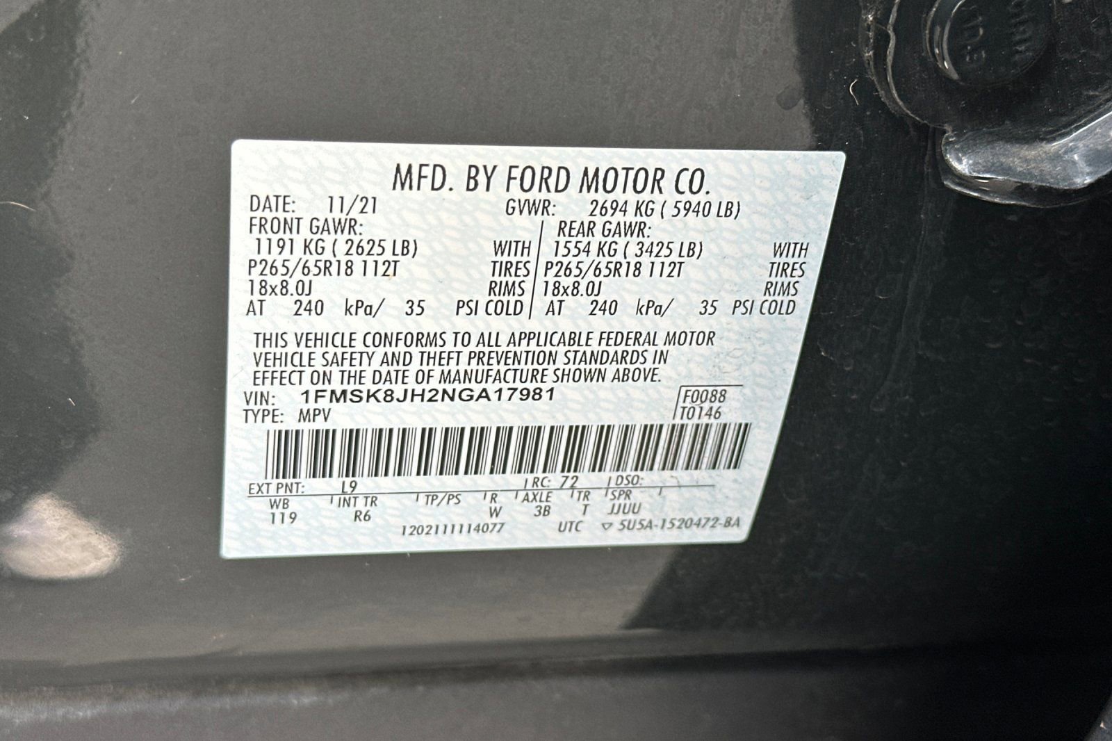 Used 2022 Ford Explorer Timberline AWD/4WD image 34