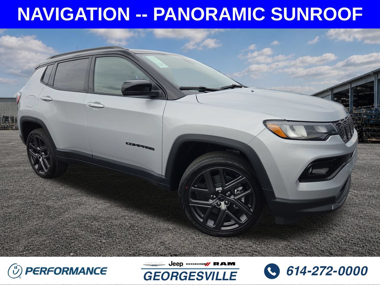 New 2026 Jeep Compass Limited w/ Sun, Sound & Navigation Group