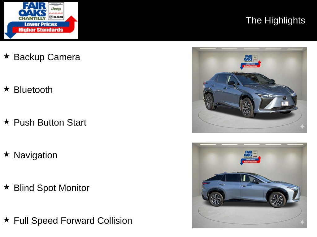 Used 2023 Lexus RZ 450e Premium w/ Technology Package AWD/4WD image 2