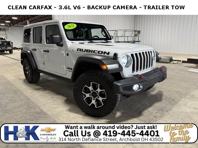 Used 2021 Jeep Wrangler Unlimited Rubicon w/ Uconnect 4C Nav & Sound Group