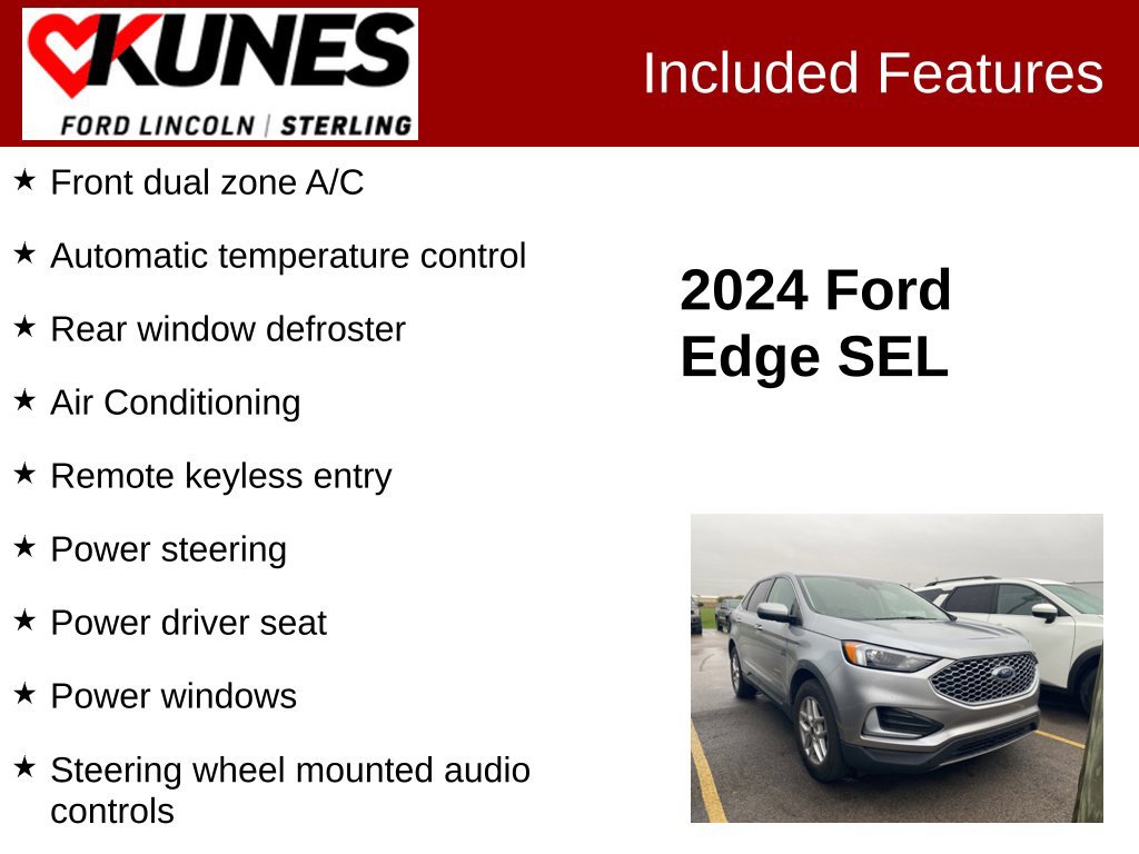 Used 2024 Ford Edge SEL AWD/4WD image 3