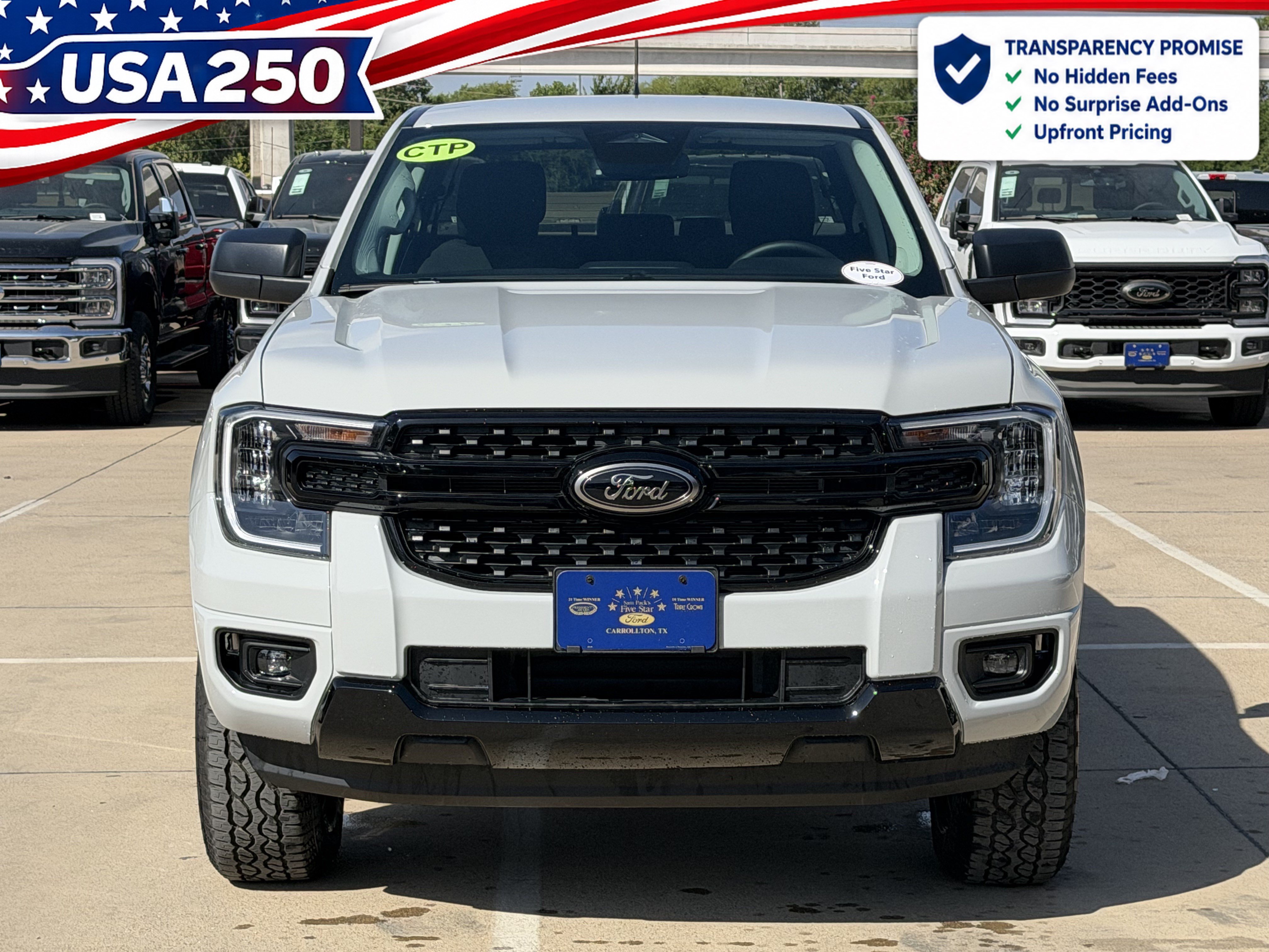New 2026 Ford Ranger XLT w/ Black Appearance Package RWD image 8