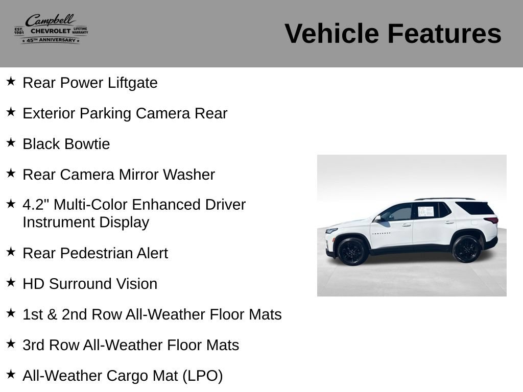 Used 2023 Chevrolet Traverse LT FWD image 21