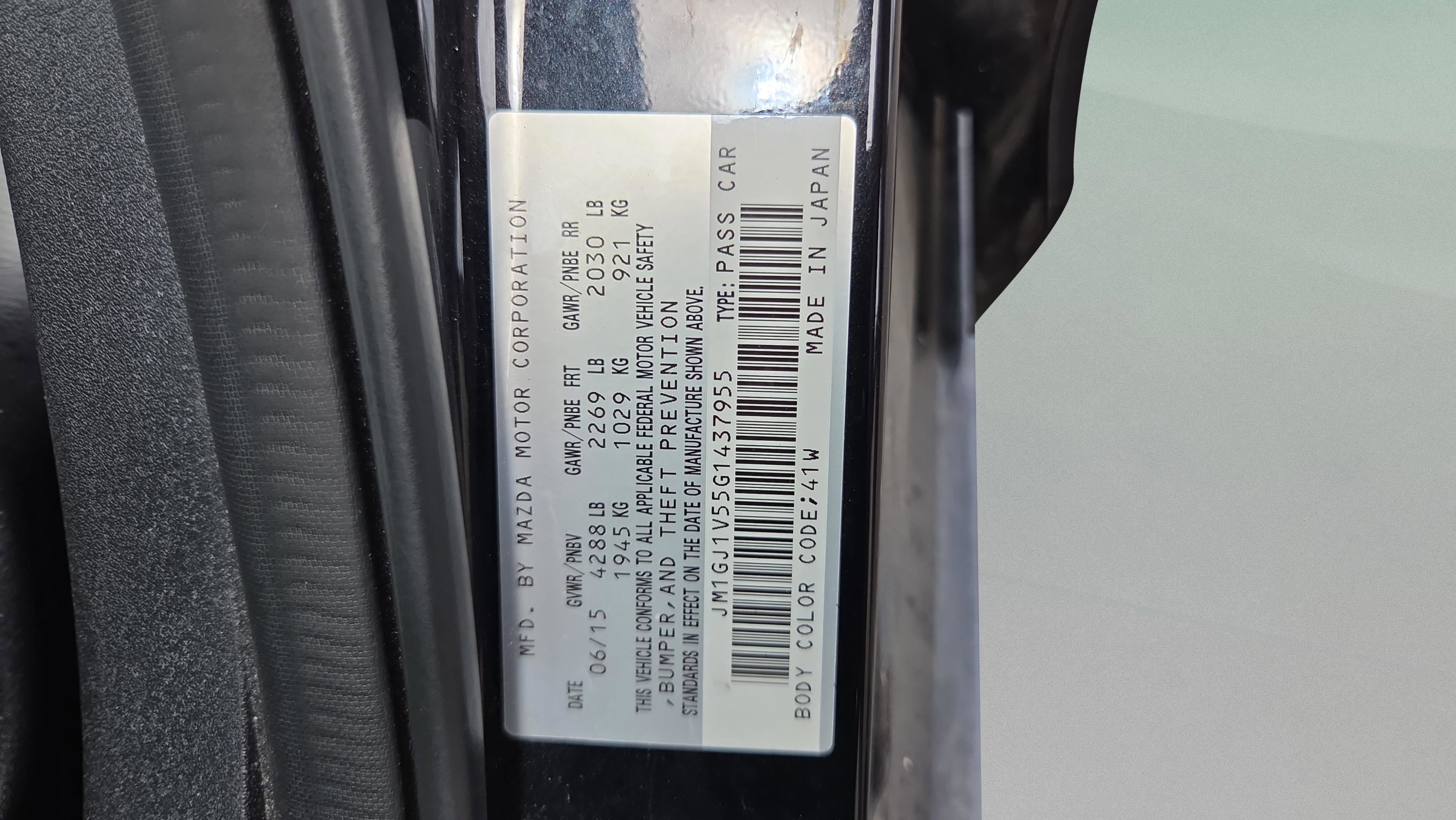 Used 2016 MAZDA MAZDA6 Touring image 20