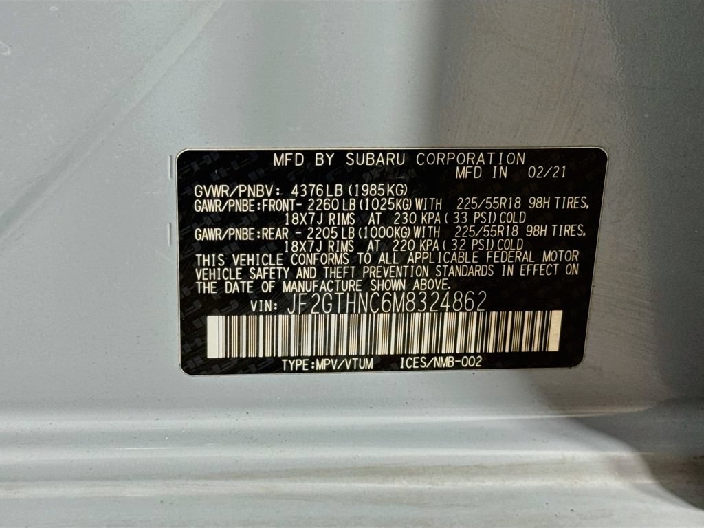 Used 2021 Subaru Crosstrek 2.5i Limited w/ Moonroof Package 2 AWD/4WD image 40