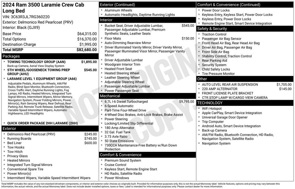 Used 2024 RAM 3500 Laramie w/ Towing Technology Group image 7