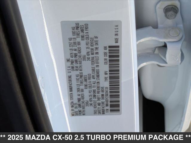 New 2025 MAZDA CX-50 AWD 2.5 Turbo w/ Premium Pkg image 14