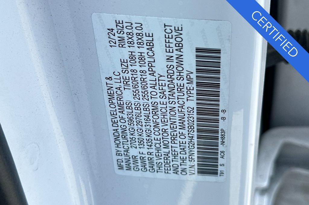 Certified 2025 Honda Pilot EX-L image 36